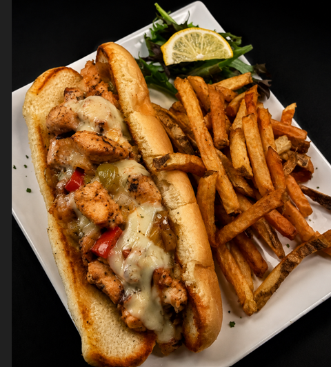 Lora j's Chicken Philly Sandwich